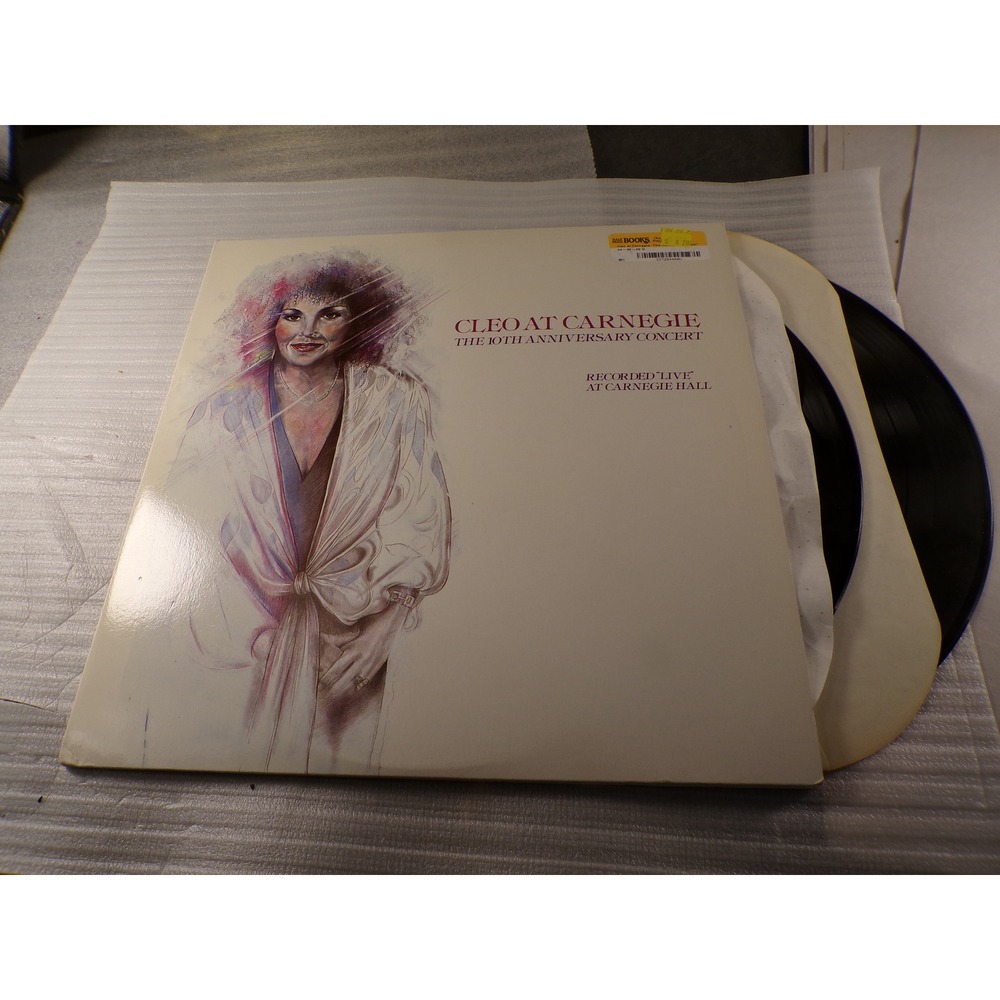 Cleo Laine Cleo at Carnegie 10th Anniversary Concert 2-LP Vinyl Live 1984 DRG